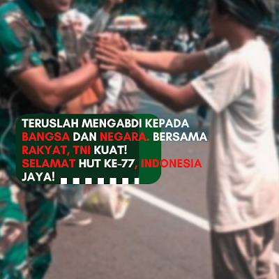 Kumpulan Ucapan Selamat HUT TNI ke-77 Beserta Gambar Tahun 2022