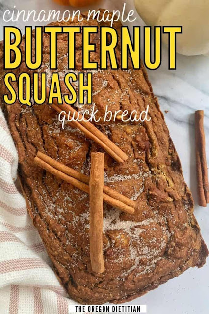 Cinnamon Maple Butternut Squash Bread