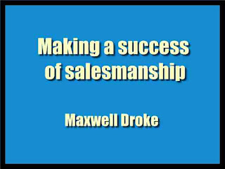 Making a success of salesmanship