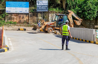 A próxima etapa, que abrange a demolição da ponte já existente no local e construção da segunda ponte na área, começa na próxima semana