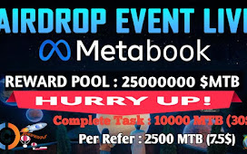 MetaBook Airdrop of 10000 $MTB Token worth $30 USD Free