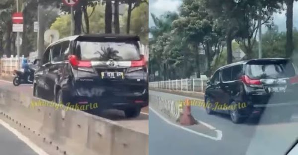 Viral Mobil Mewah Plat RFP Woles Masuk Jalur Transjakarta di Ragunan, Polisi atau TNI?