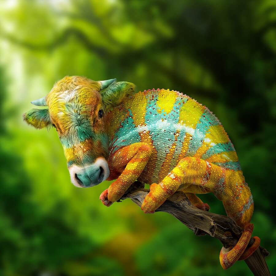 11-Colorful-cow-chameleon-Ingo-Lindmeier-www-designstack-co