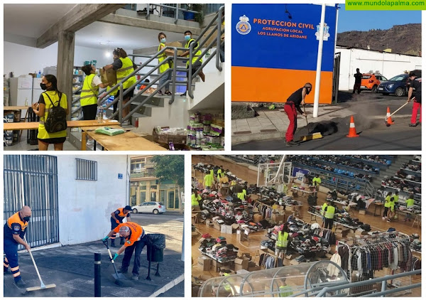 Los Llanos pone en valor el trabajo realizado por el voluntariado durante la emergencia volcánica