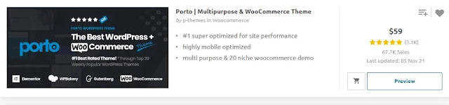 Porto Multipurpose & WooCommerce Theme