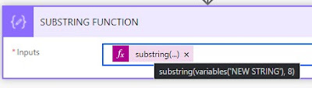 Power Automate Functions-Substring Function