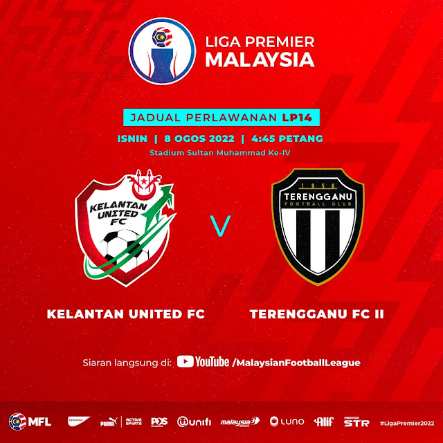 Live Streaming Kelantan United vs Terengganu 2 8.8.2022