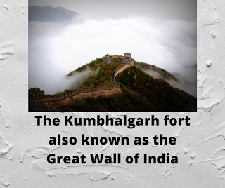 The Kumbhalgarh Fort is also known as the Great Wall of India