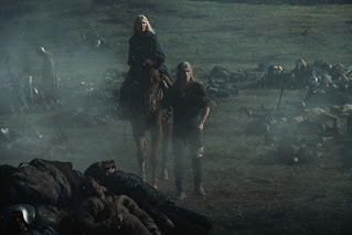 Geralt and Ciri and horse