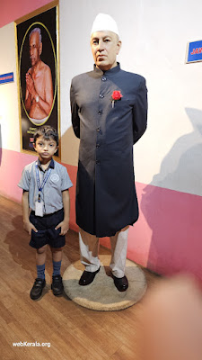 Statue of Jawaharlal Nehru in wax, Thiruvananthapuram