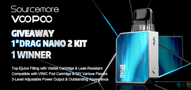 VOOPOO Drag Nano 2 Kit Giveaway
