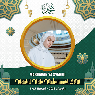 twibbon maulid nabi muhammad 2023 v2