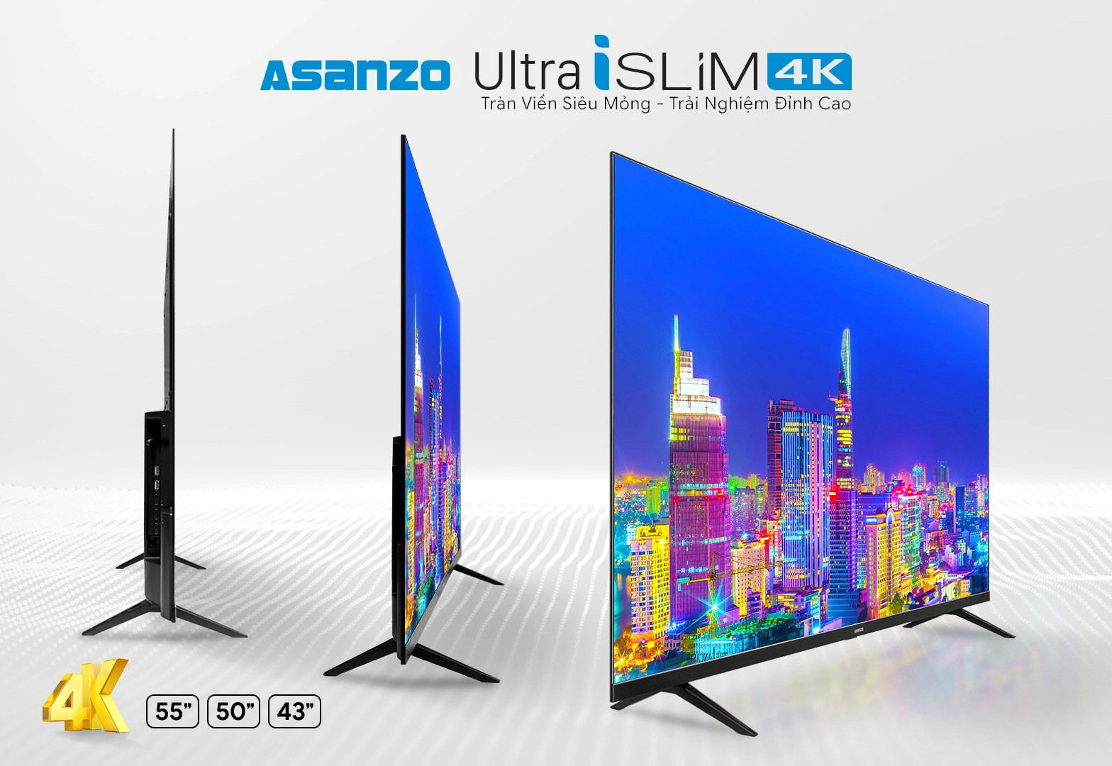 Smart Tivi Asanzo Ultra iSLIM 4K 50 inch – 50U72 - ảnh 2