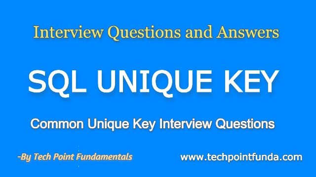 unique-key-interview-questions