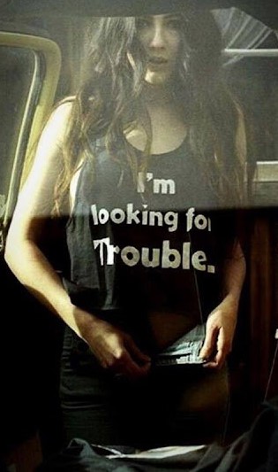 I'm Looking For Trouble retro shirt.  PYGear.com