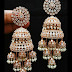 Cz jhumka earrings