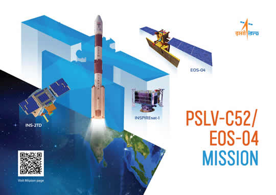 Missão PSLV-C52/EOS-04 da Índia
