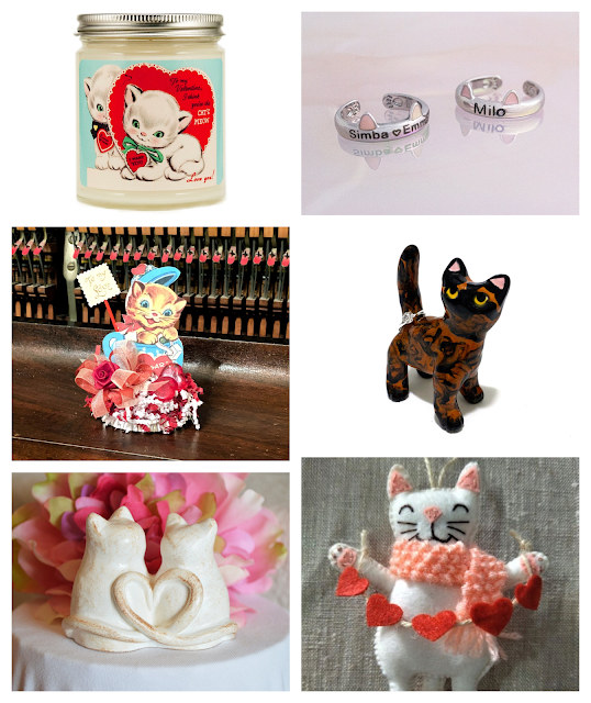 2022 Valentine's Day Gift Ideas for Cats & Cat Moms from Etsy