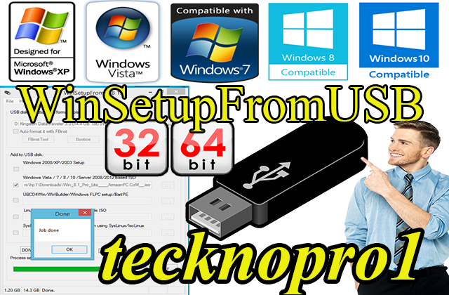 تحميل برنامج حرق الويندوز على فلاشة WinSetupFromUSB 2022