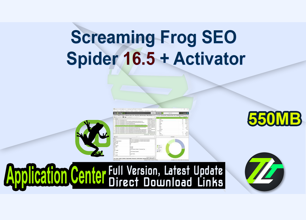 Screaming Frog SEO Spider 16.5 + Activator