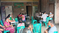 Bhabinkamtibmas Desa Bintang Meriah Laksanakan PAM Percepatan Vaksinasi di 2 Desa