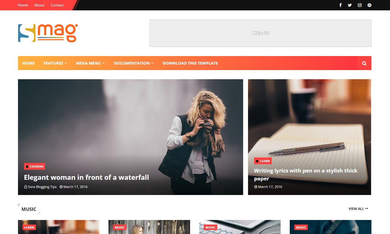 SMag Blogger Template