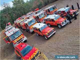 Nos pompiers sur le front des incendies de forêt