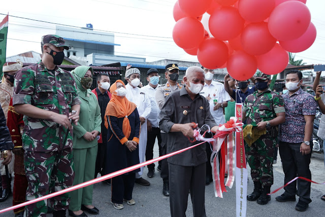 Bupati Asahan Resmikan Desa Simpang Empat Sebagai Kampung Pancasila