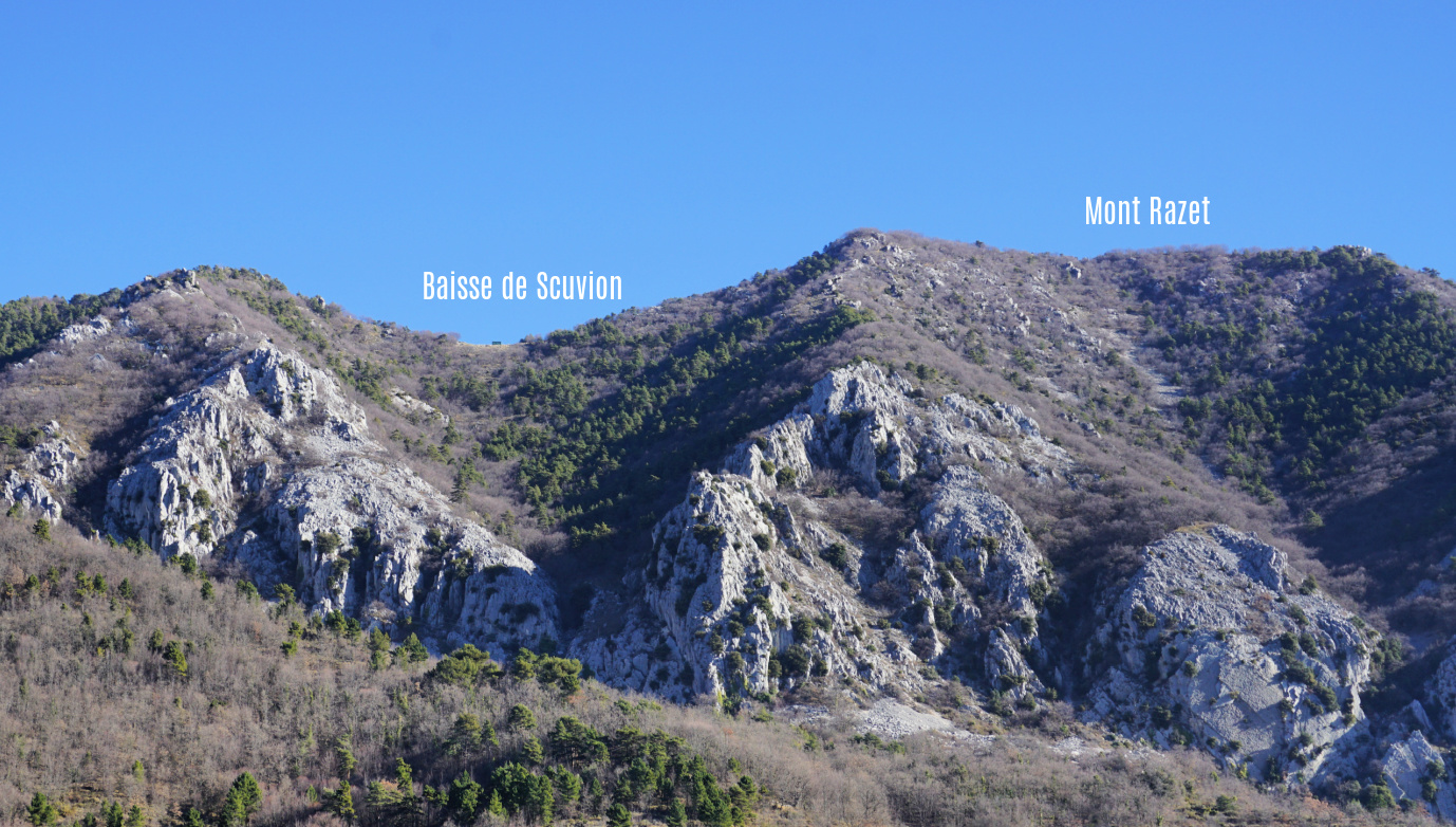 Baisse de Scuvion and Mont Razet