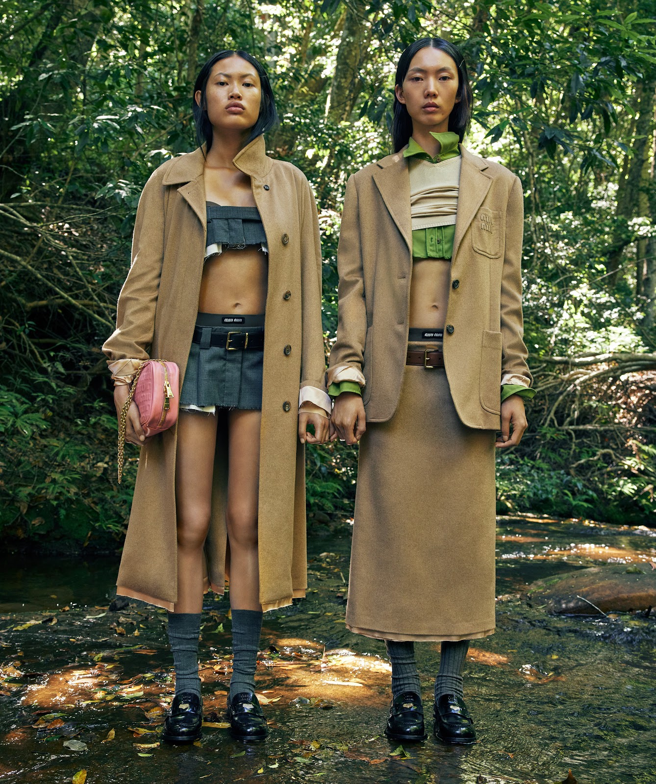 Ploy Rida & Yixin Zhao in Vogue Australia March 2022 by Charles Dennington