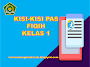 Kisi-kisi Soal PAS Fiqih Sesuai KMA 183 Kelas 1 SD/MI Semester 1 Tahun 2023/2024