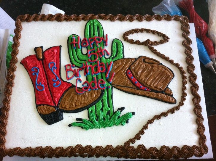 cowboy cakes for birthdays