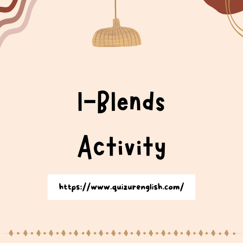 l-Blends Activity