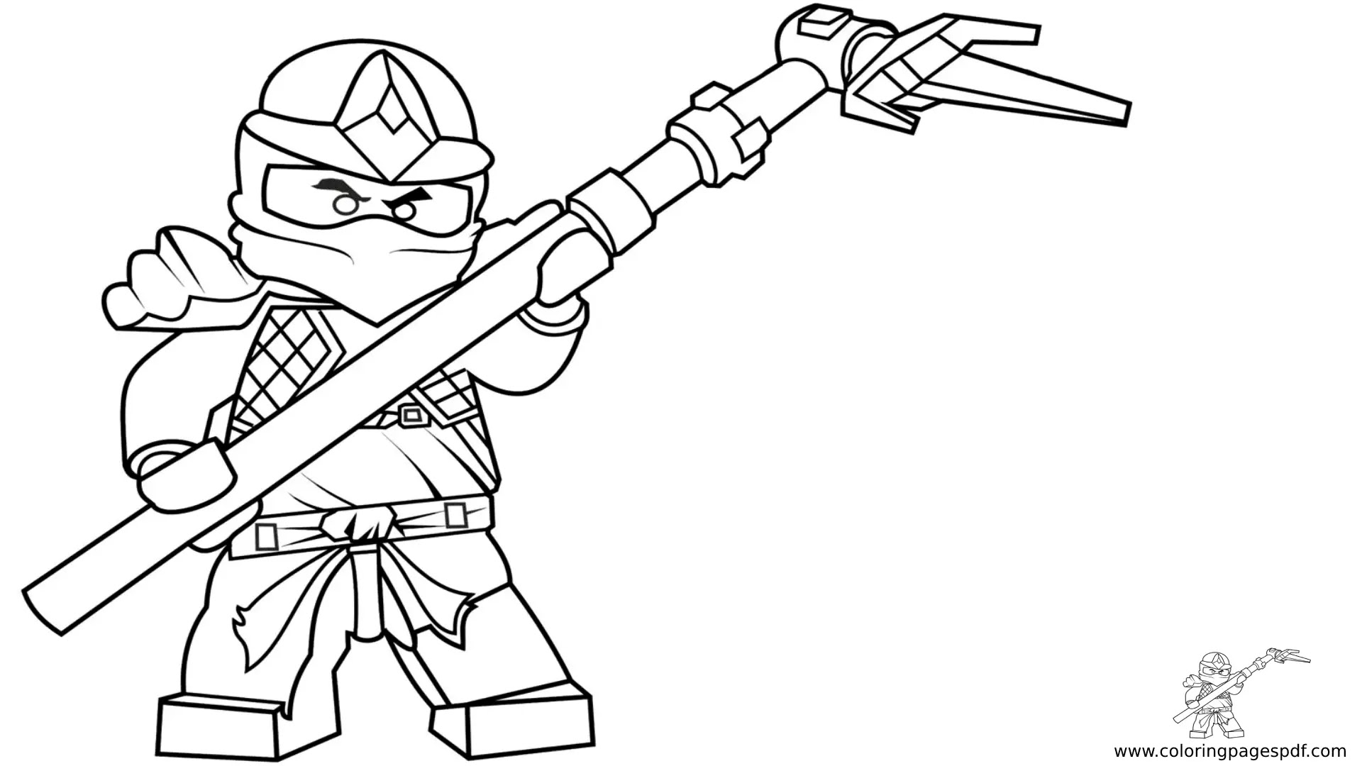 Coloring Pages Of Cole With Scythe