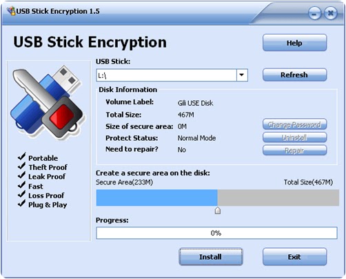 برنامج Secure Stick برامج تشفير USB