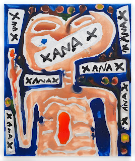 Katherine Bernhardt: "Done With Xanax" (2019). Maleri.