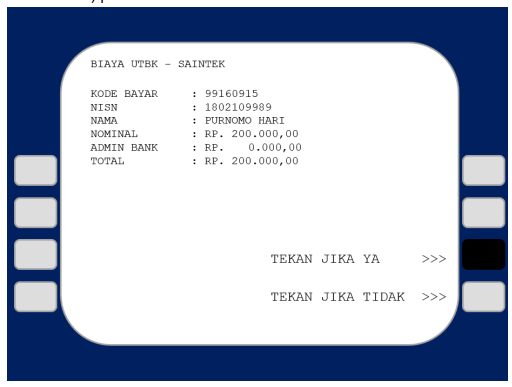 TATA CARA PEMBAYARAN BIAYA UTBK LTMPT MELALUI BANK BTN - INTEL MADRASAH