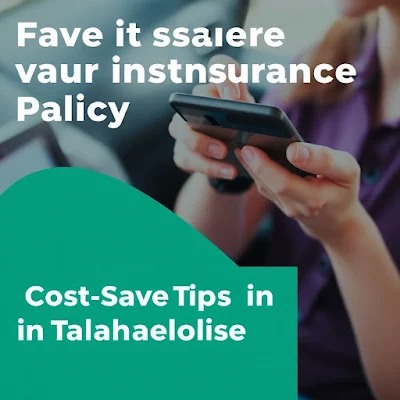 Driver reviewing car insurance policy and saving money