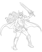 She-Ra: Princess of Power PRINTABLE COLORING PAGES