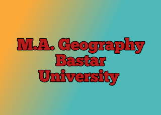 M.A Geography question paper bastar University