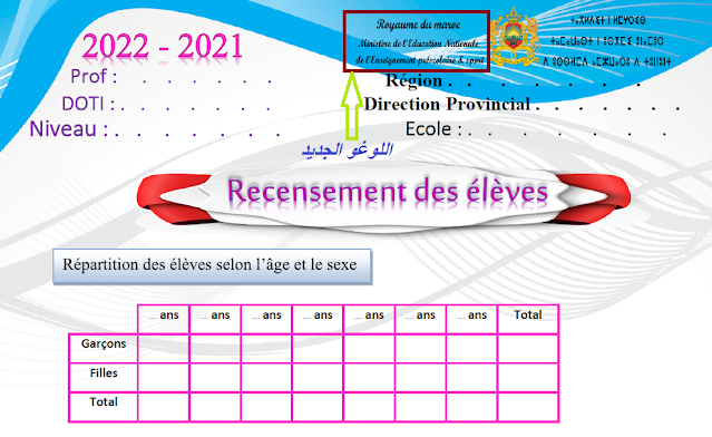 الوثائق التربوية للأستاذ باللغة الفرنسية 2021 بالترويسة الجديدة