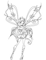 Winx club coloring pages for girls