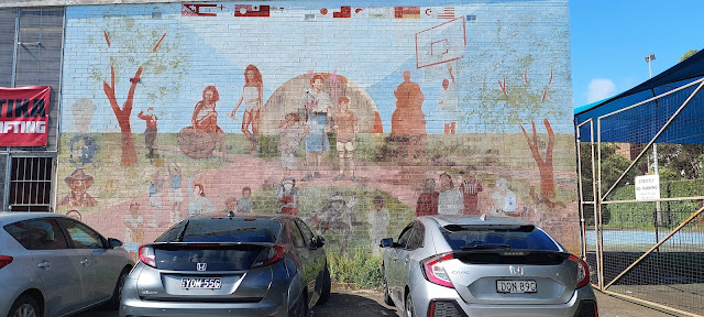 South Sydney PCYC Mural by Michael Byrnes in Redfern