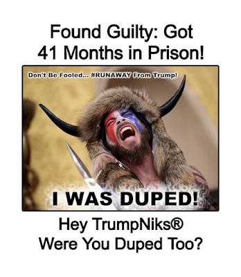 Qanon Shaman Found Guilty got 41 Months in Prison - meme - gvan42