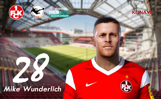 Mike Wunderlich Face For eFootball PES 2021