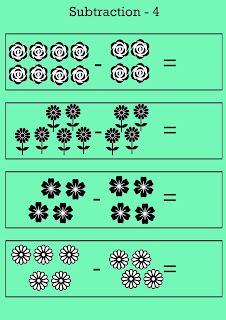 picture subtraction with 4, picture subtraction for kindergarten, subtraction with pictures kindergarten, subtraction kg worksheet, subtraction worksheet for sr kg, subtraction to 5 using pictures @momovators