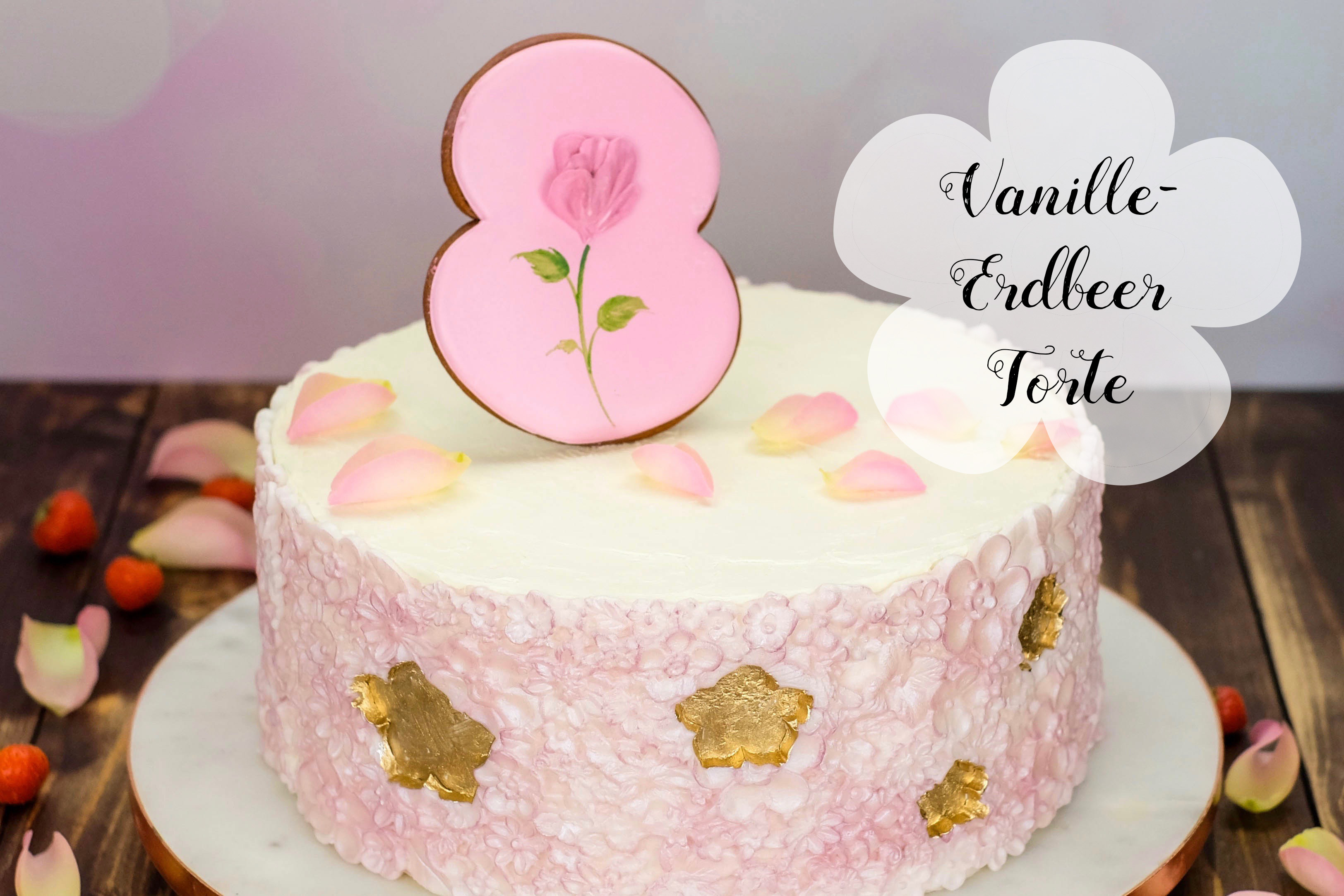 Vanille-Erdbeer Torte  Marion's Kaffeeklatsch
