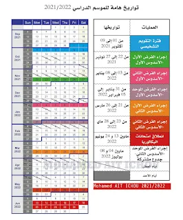 تواريخ هامة للموسم الدراسي