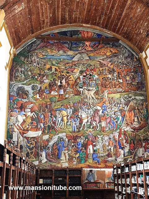 Mural de Juan O'Gorman en Pátzcuaro