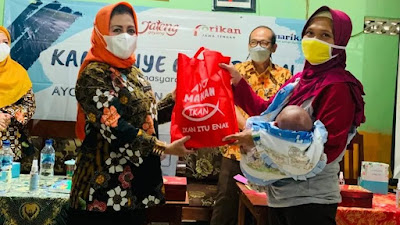 Kaligintung Jadi Sasaran Program Kampanye Gemarikan Dinas Kelautan dan Perikanan Provinsi Jawa Tengah